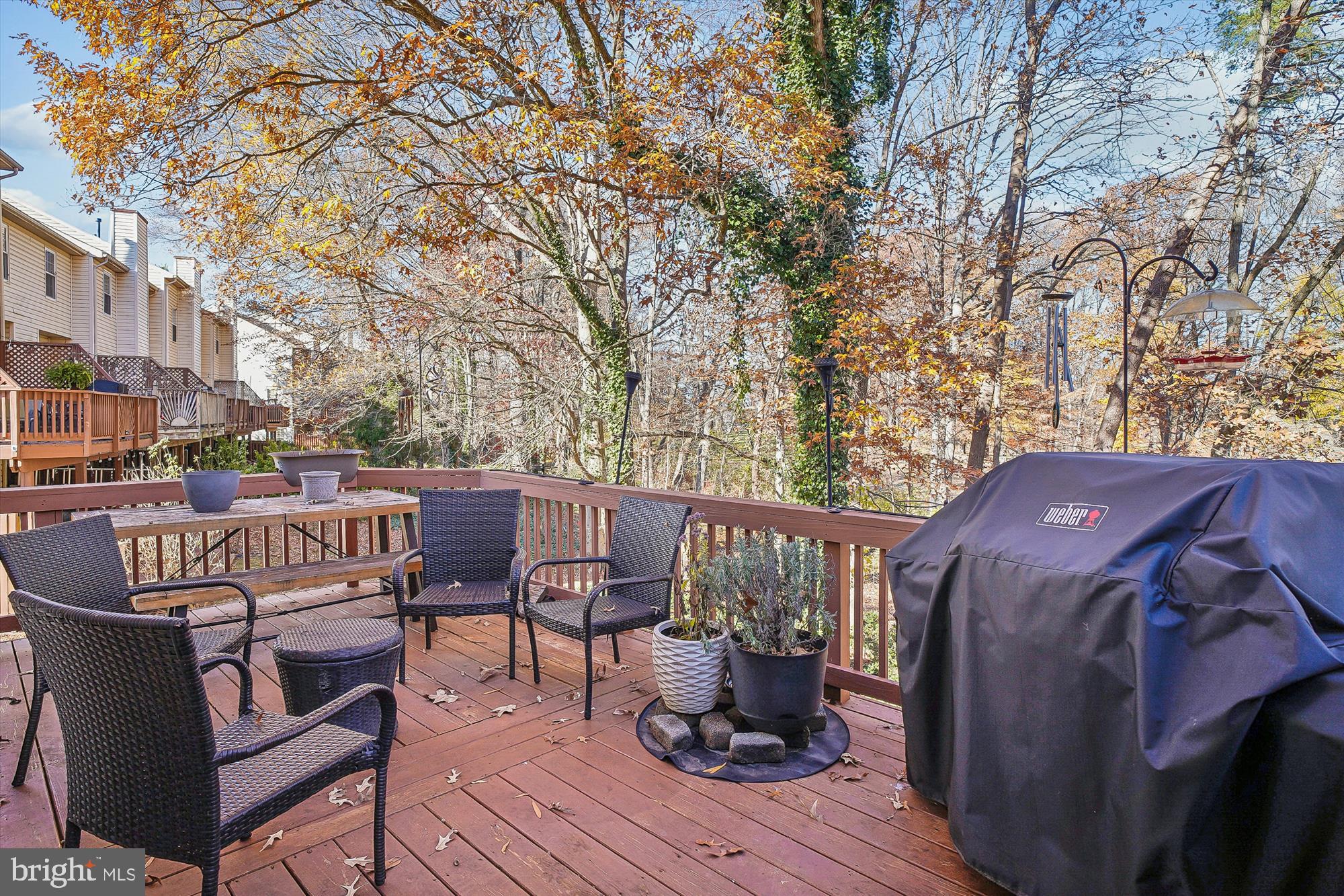 2542 Windy Oak Court Crofton, MD 21114 - Photo 33 of 37 a view of balcony with seating space and trees