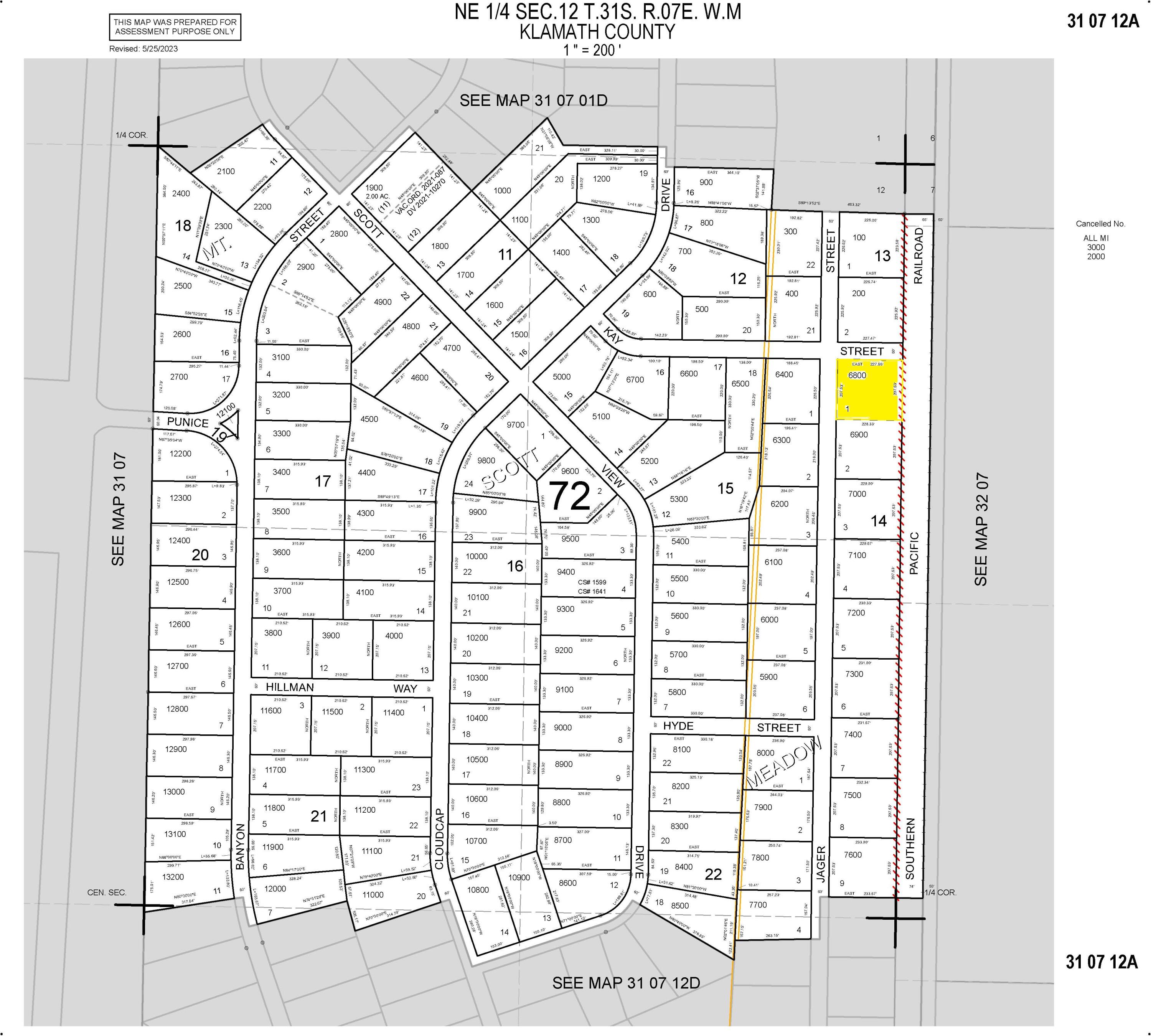 0 Kay Street, Unit 1 Chiloquin, OR 97624 - Photo 10 of 10 Map - 31s07e12a