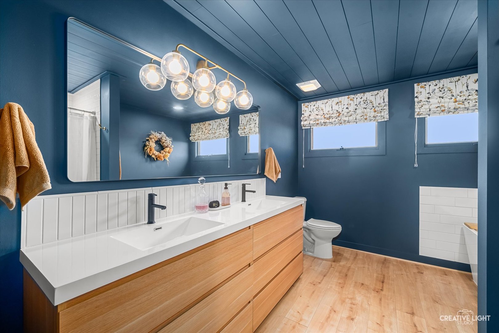 13495 Fennel Road Newark, IL 60541 - Photo 20 of 43 a bathroom with a sink and a large mirror