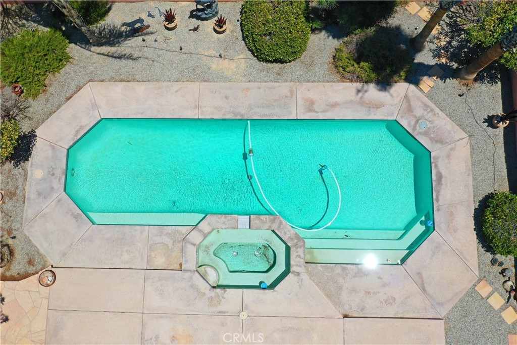 6144 Carodean Road Twentynine Palms, CA 92277 - Photo 22 of 71 an aerial view of a swimming pool