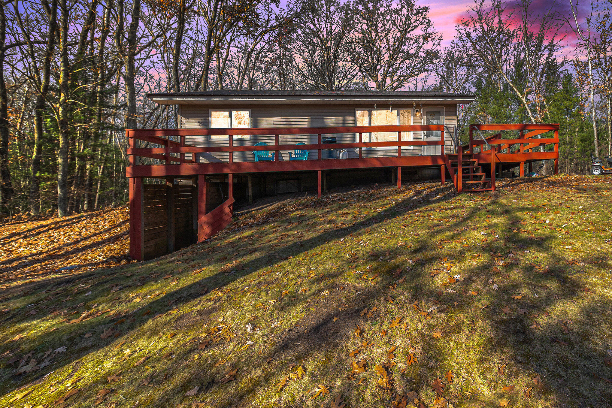17764 Round Lake Road Wellston, MI 49689 - Photo 1 of 19 Back of house