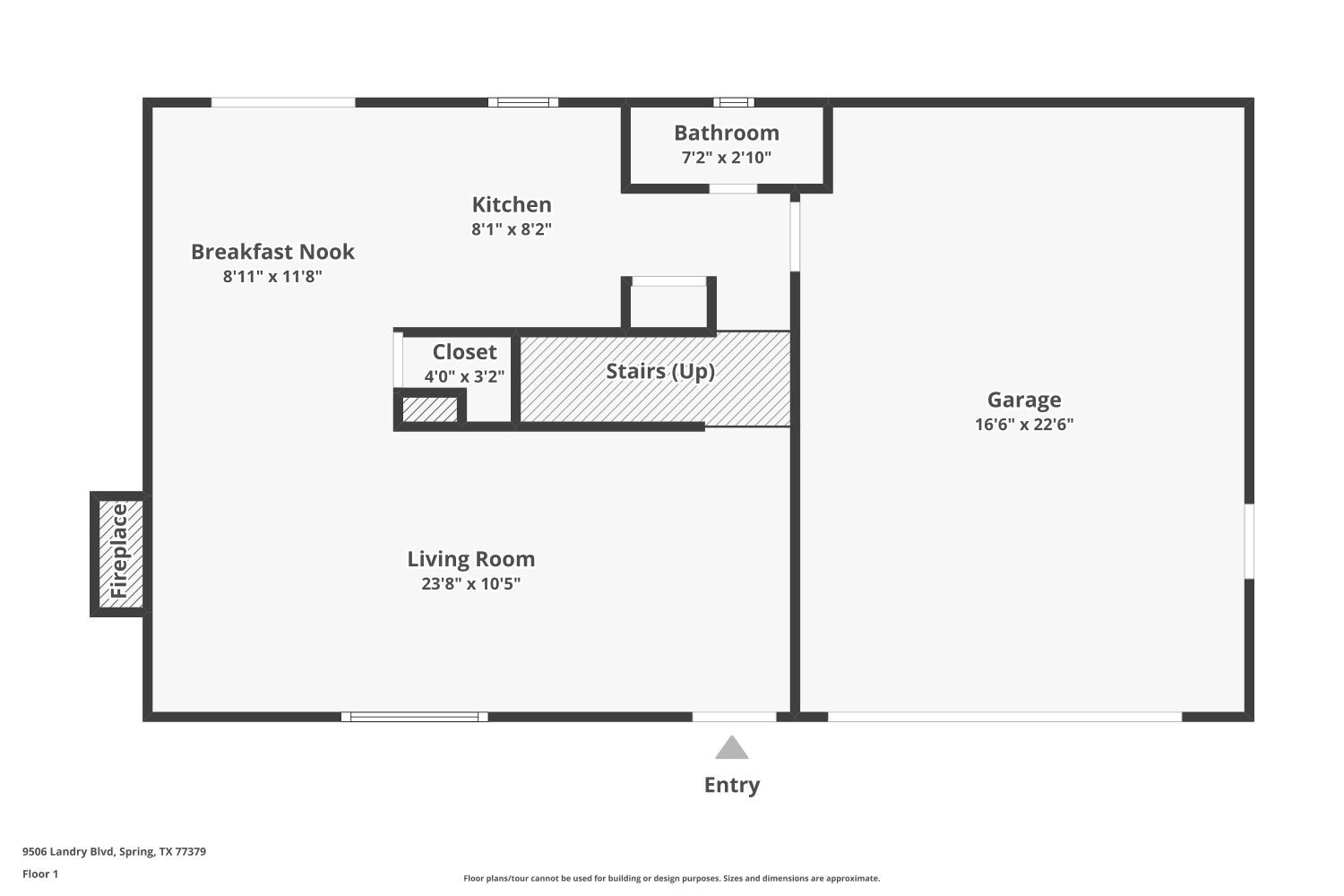 9506 Landry Boulevard Spring, TX 77379 - Photo 24 of 25 Floorplan- 1st floor