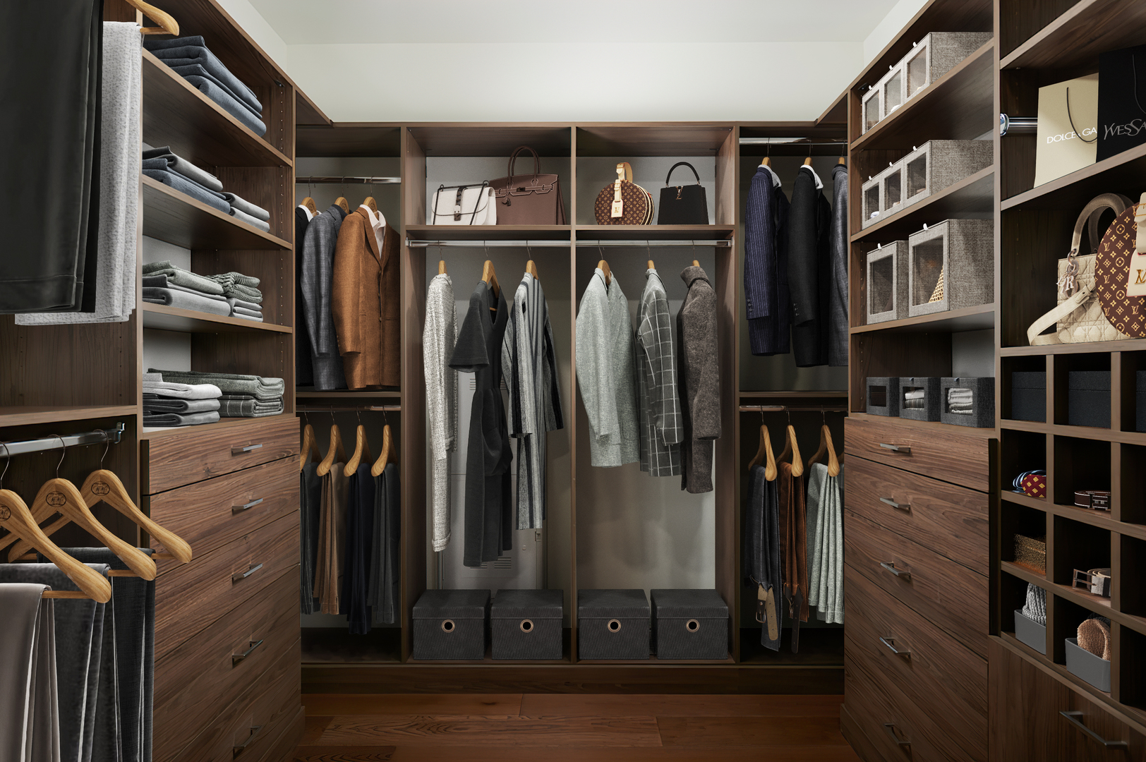 363 East Wacker Drive, Unit 3303 Chicago, IL 60601 - Photo 13 of 31 a view of walk in closet with clothes and shoes