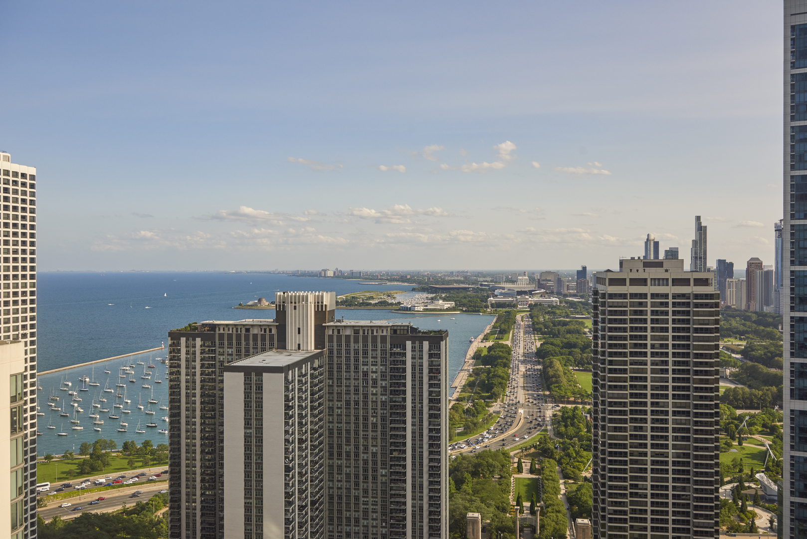 363 East Wacker Drive, Unit 3303 Chicago, IL 60601 - Photo 18 of 31 a view of a city with buildings