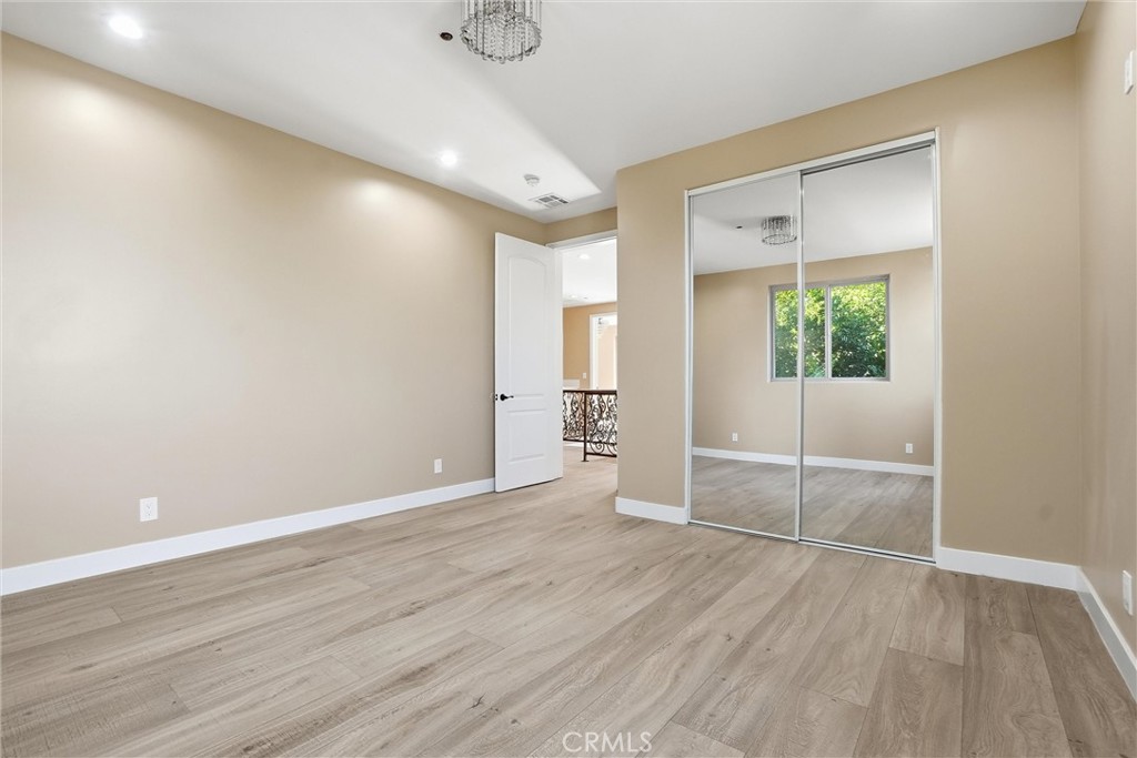 127 West 219th Place Carson, CA 90745 - Photo 31 of 69 Fourth bedroom view of the entry way and mirrored closet