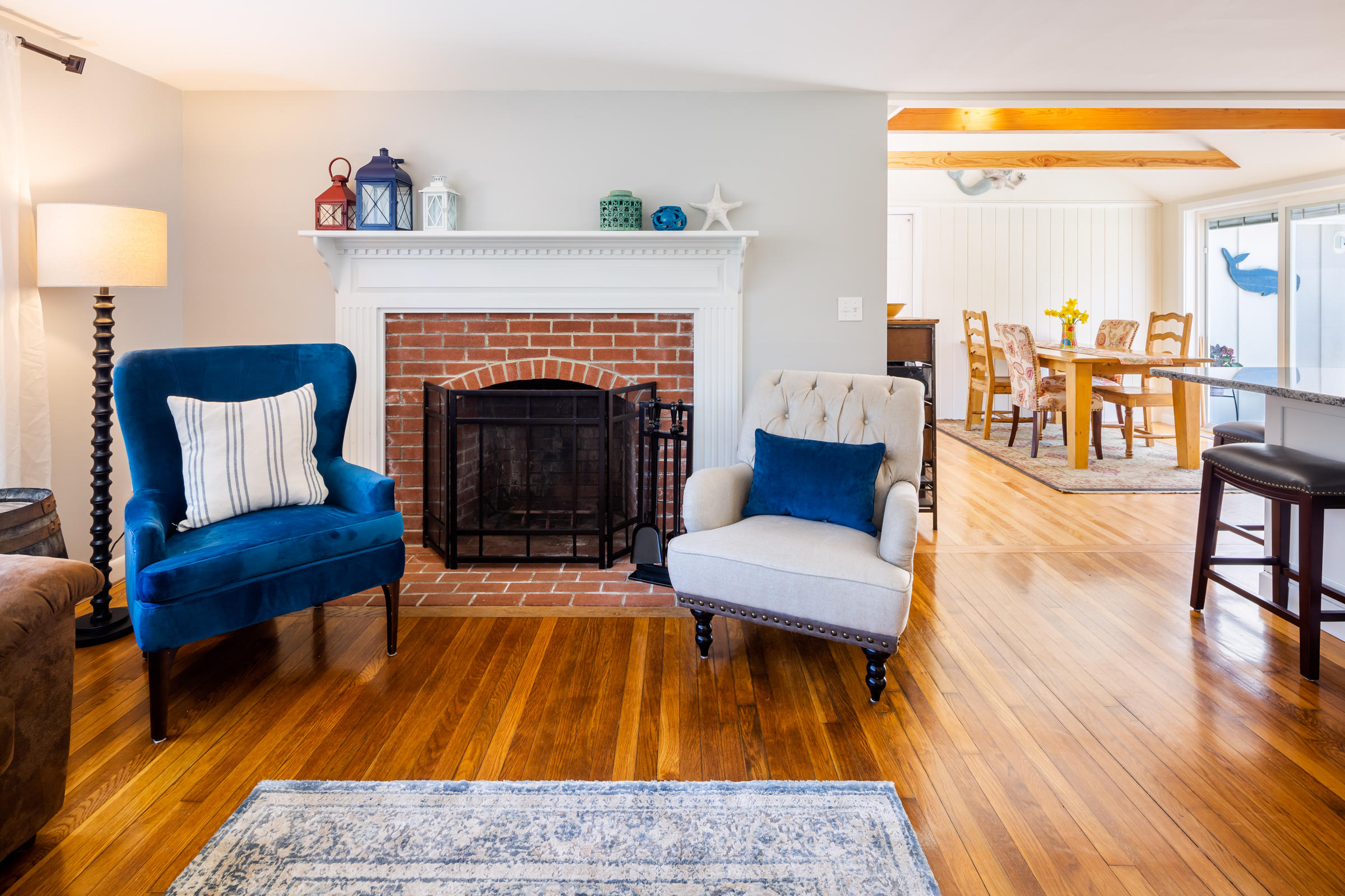 132 Pine Bluff Road Brewster, MA 02631 - Photo 3 of 31 Living Room to Kitchen