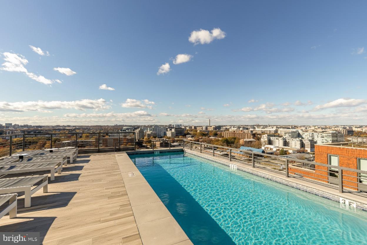 1211 Van Street Southeast, Unit 718 Washington, DC 20003 - Photo 28 of 43 Pool water is virtually staged