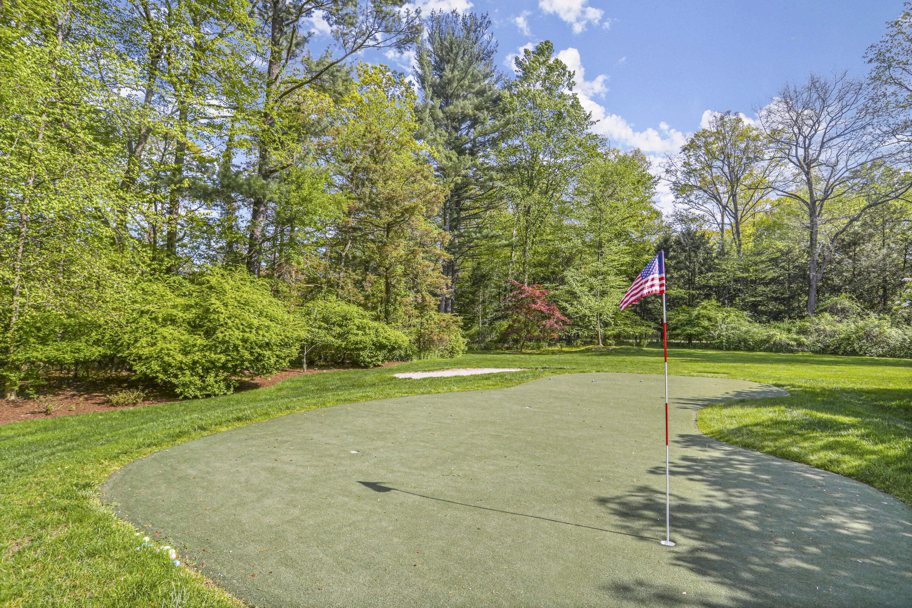 721 Hollow Tree Ridge Road Darien, CT 06820 - Photo 8 of 60 a view of a golf course with a lake