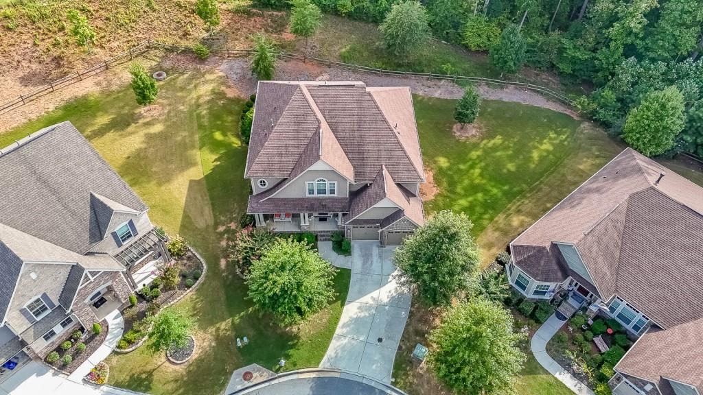 5116 Barton Pass Northwest Acworth, GA 30101 - Photo 41 of 42 an aerial view of house with yard swimming pool and outdoor seating