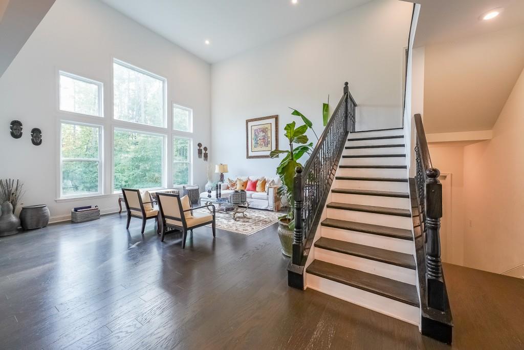 5116 Barton Pass Northwest Acworth, GA 30101 - Photo 6 of 42 a living room with furniture and wooden floor