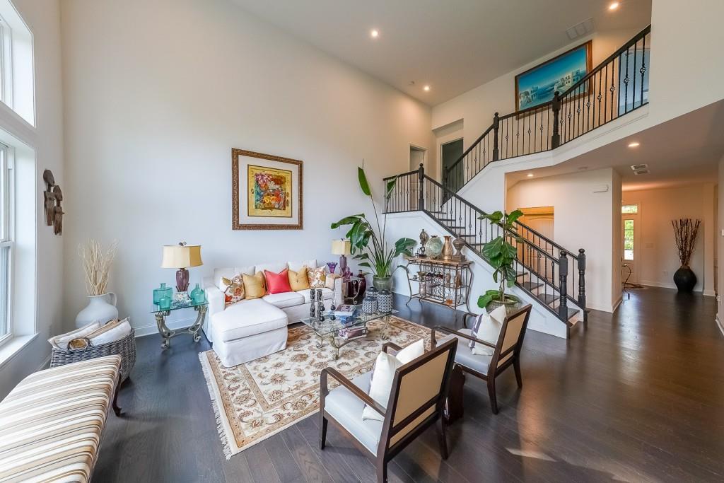 5116 Barton Pass Northwest Acworth, GA 30101 - Photo 8 of 42 a living room with furniture and wooden floor