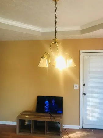 a room with furniture and a window