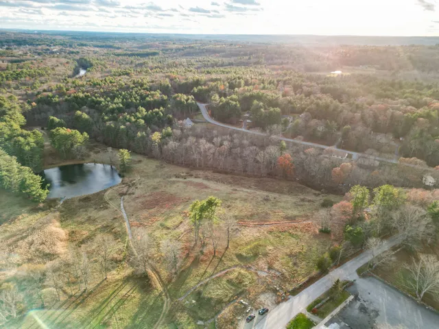 a view of city and mountain