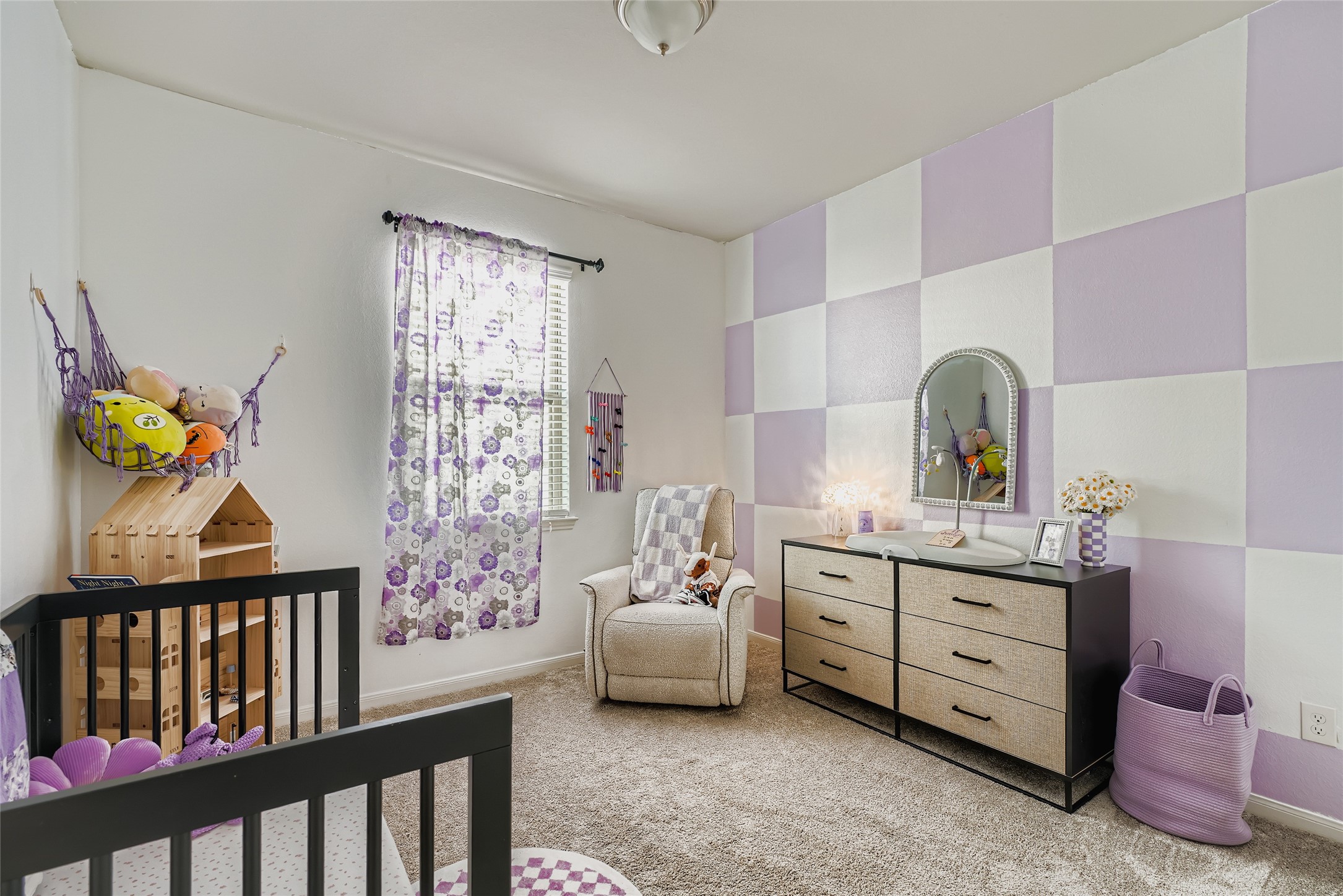 2614 Wembley Way Rosenberg, TX 77471 - Photo 20 of 24 a bedroom with a bed and a couch