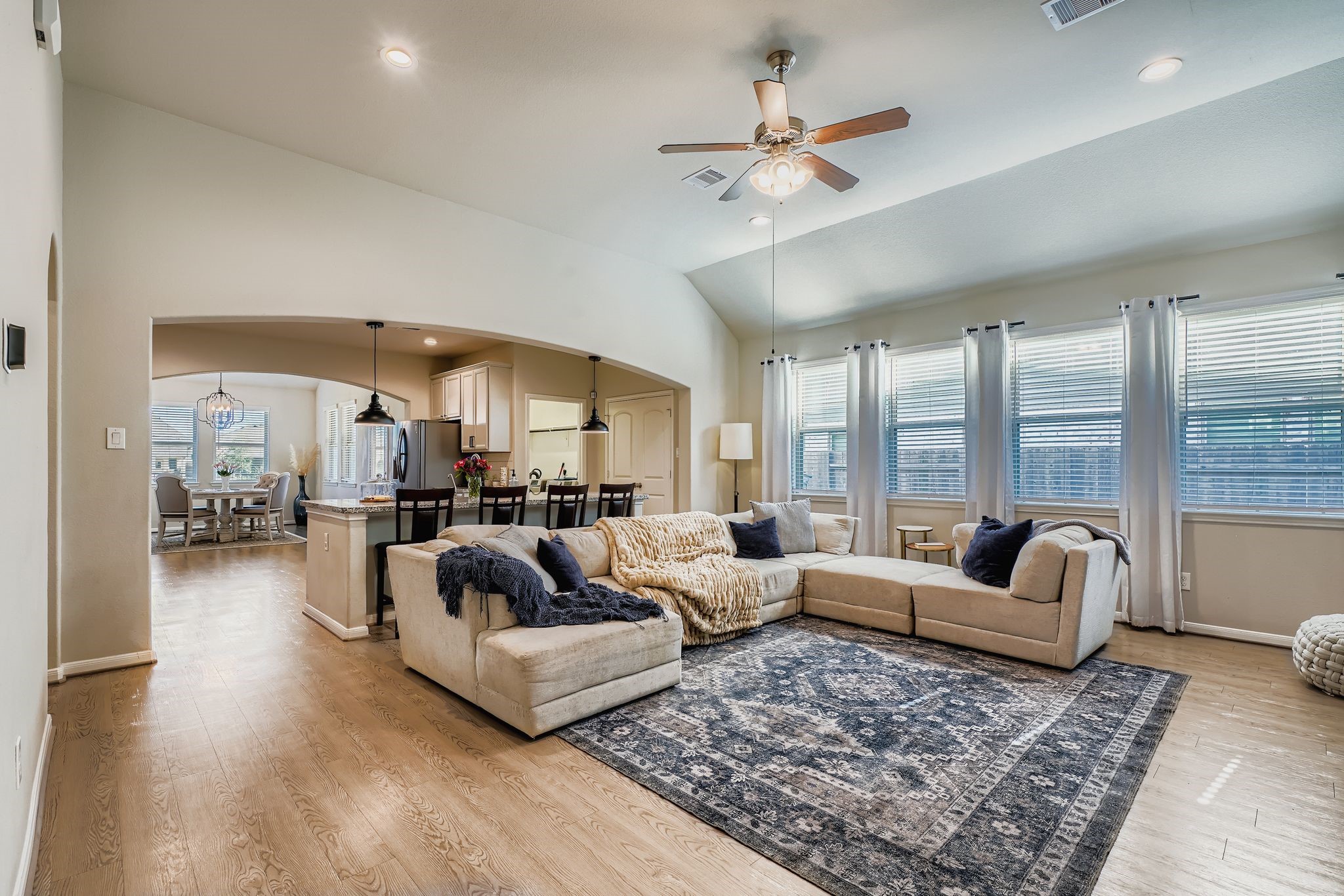 2614 Wembley Way Rosenberg, TX 77471 - Photo 8 of 24 a living room with furniture and a large window