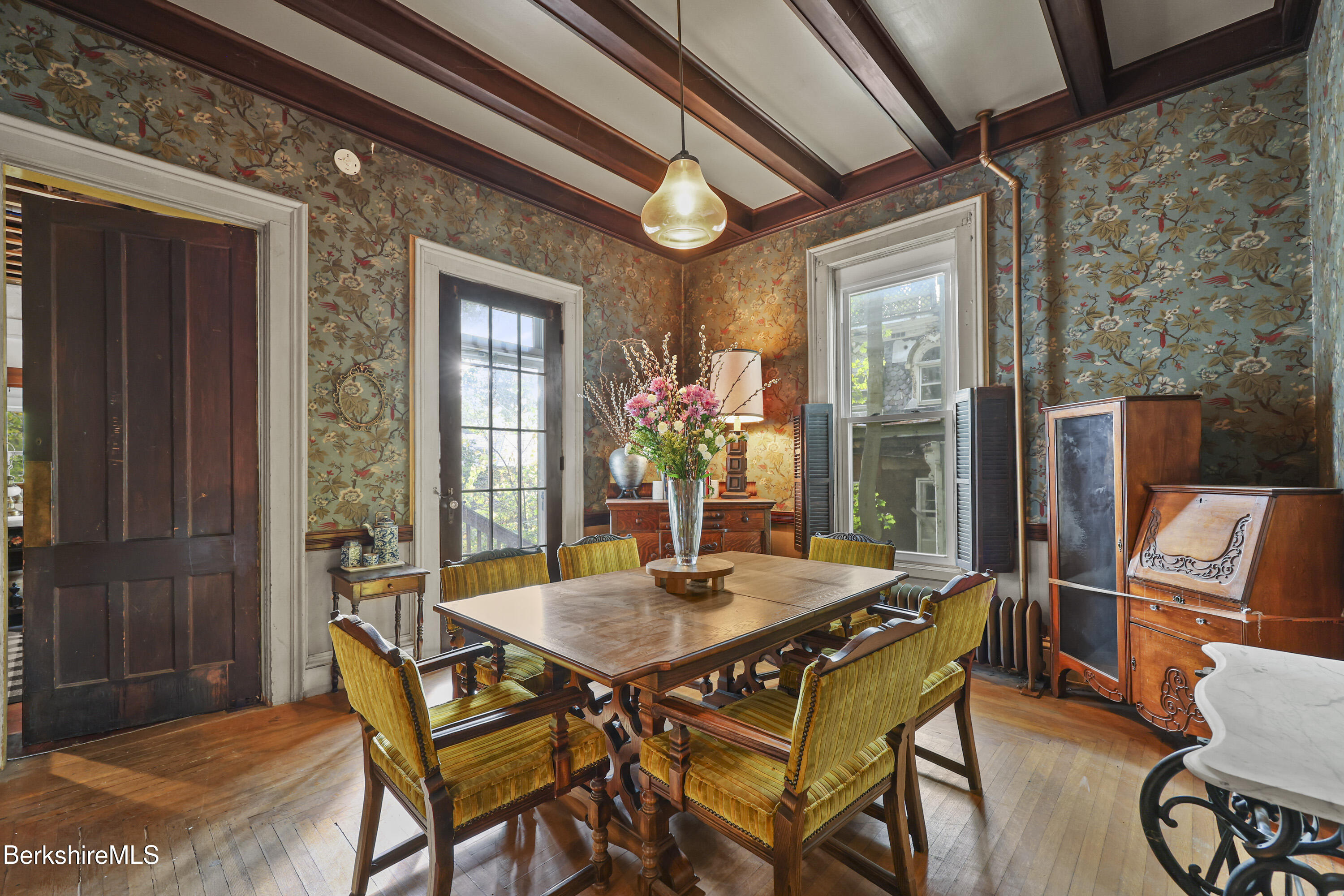 194 East Main Street North Adams, MA 01247 - Photo 18 of 50 a view of a dining room with furniture window and wooden floor