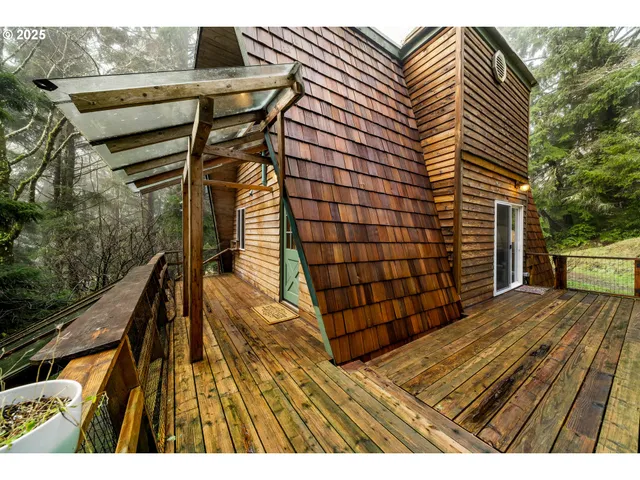 a view of outdoor space and deck
