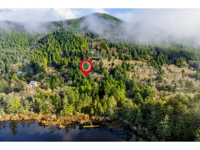 a view of city and mountain