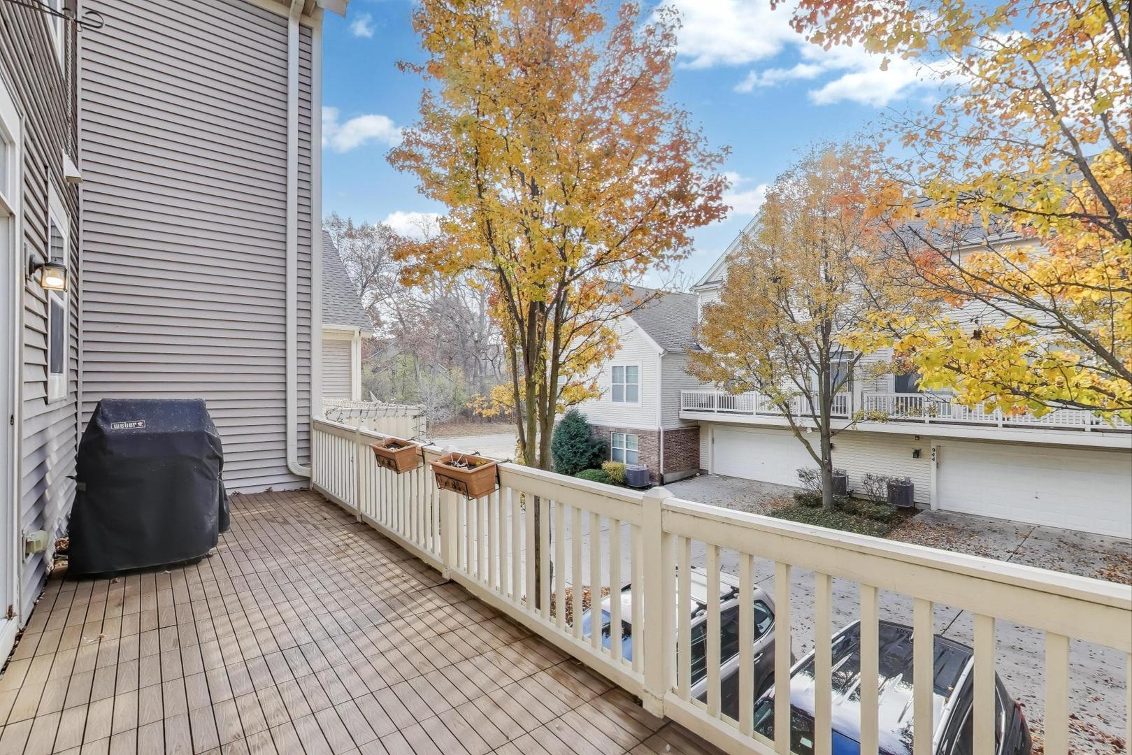 934 Tuscany Drive Streamwood, IL 60107 - Photo 15 of 45 a view of a balcony with two plants
