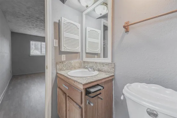 a bathroom with a sink and a toilet