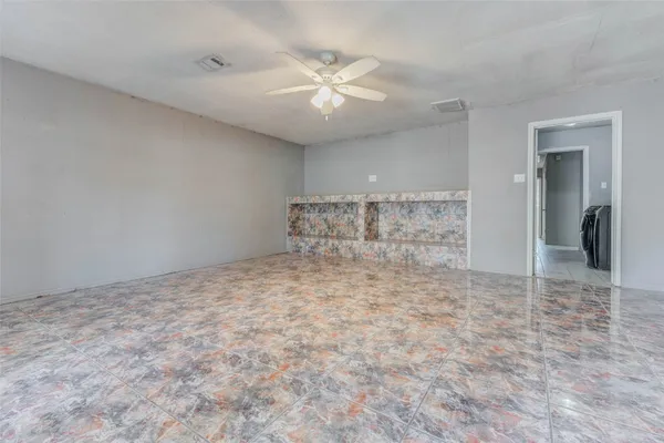 a view of an empty room
