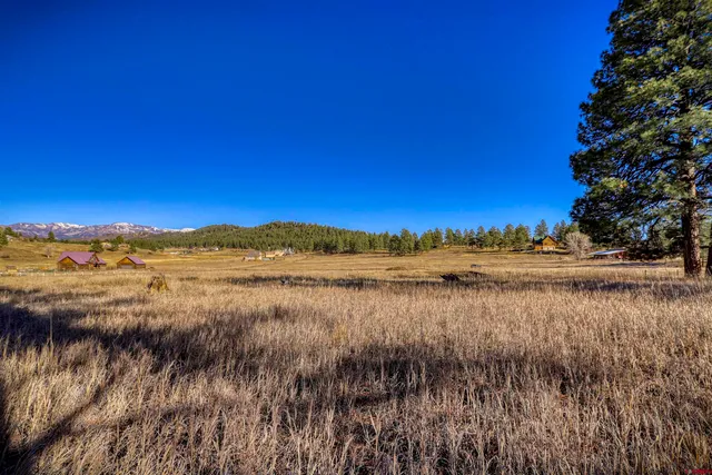 a view of an ocean and a mountain