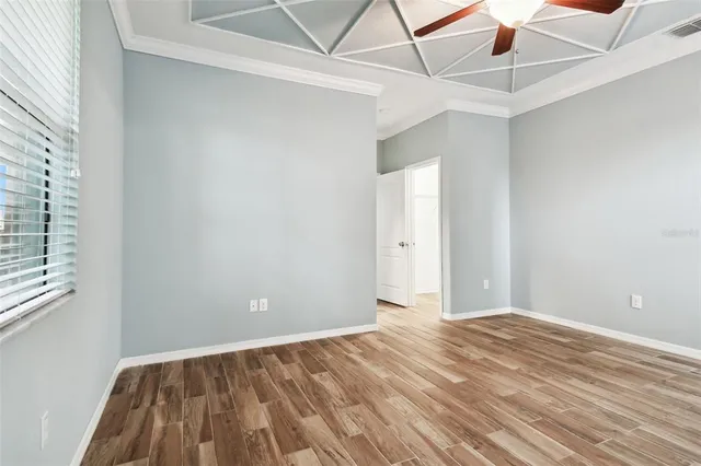 a view of elevator with hallway