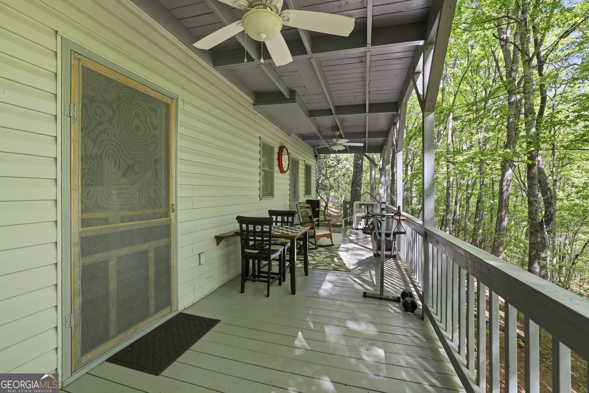 584 Battle Branch Vista Road Franklin, NC 28734 - Photo 33 of 46 a view of porch with seating space
