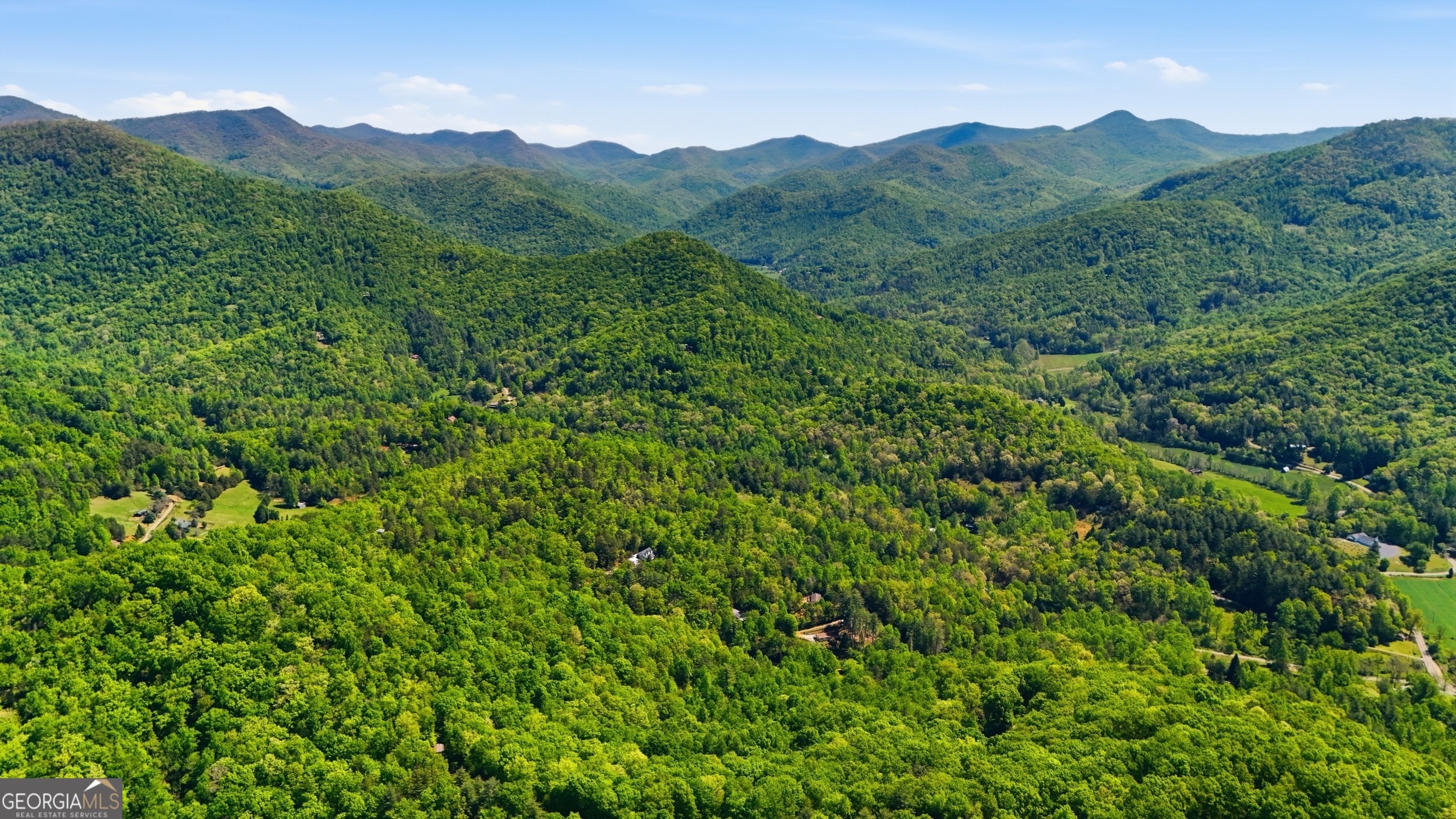 584 Battle Branch Vista Road Franklin, NC 28734 - Photo 42 of 46 a view of a mountain range with lush green forest