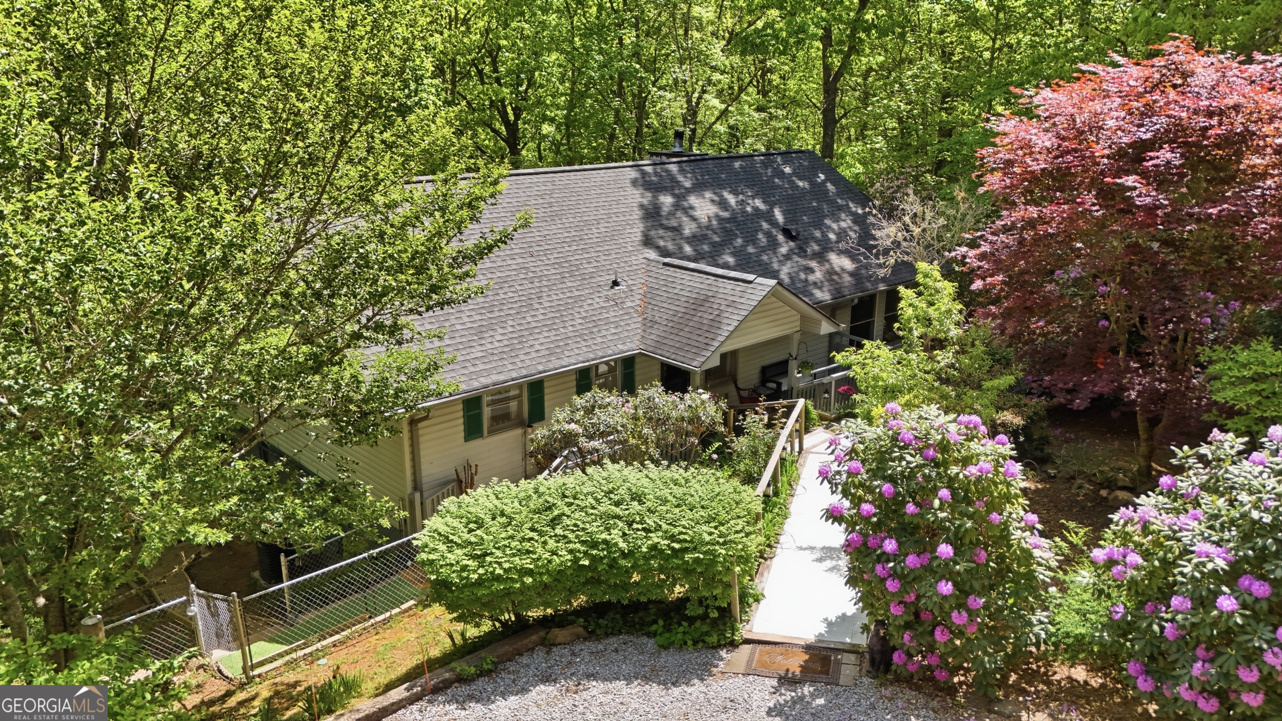 584 Battle Branch Vista Road Franklin, NC 28734 - Photo 5 of 46 an aerial view of a house