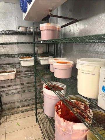 a close view of water heater room