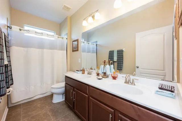 a view of a room with a window