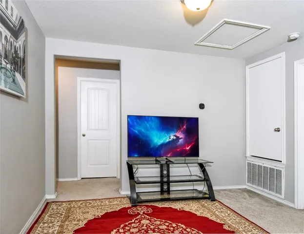 a view of entryway with a front door