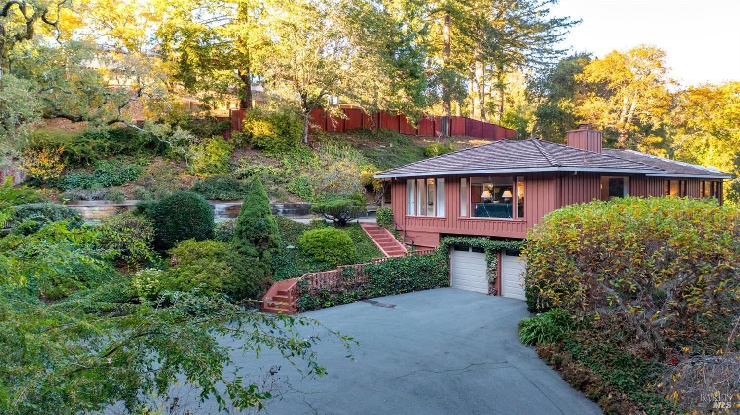 22 South Ridgewood Road Kentfield, CA 94904 - Photo 1 of 1 a front view of a house with a garden