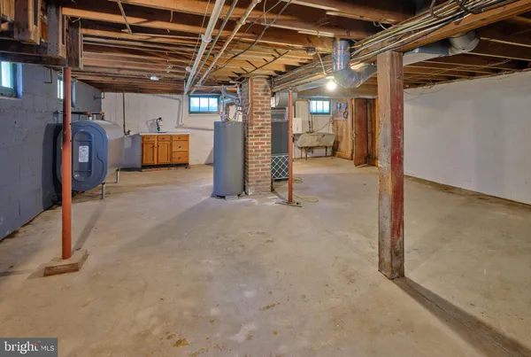 a view of a storage room