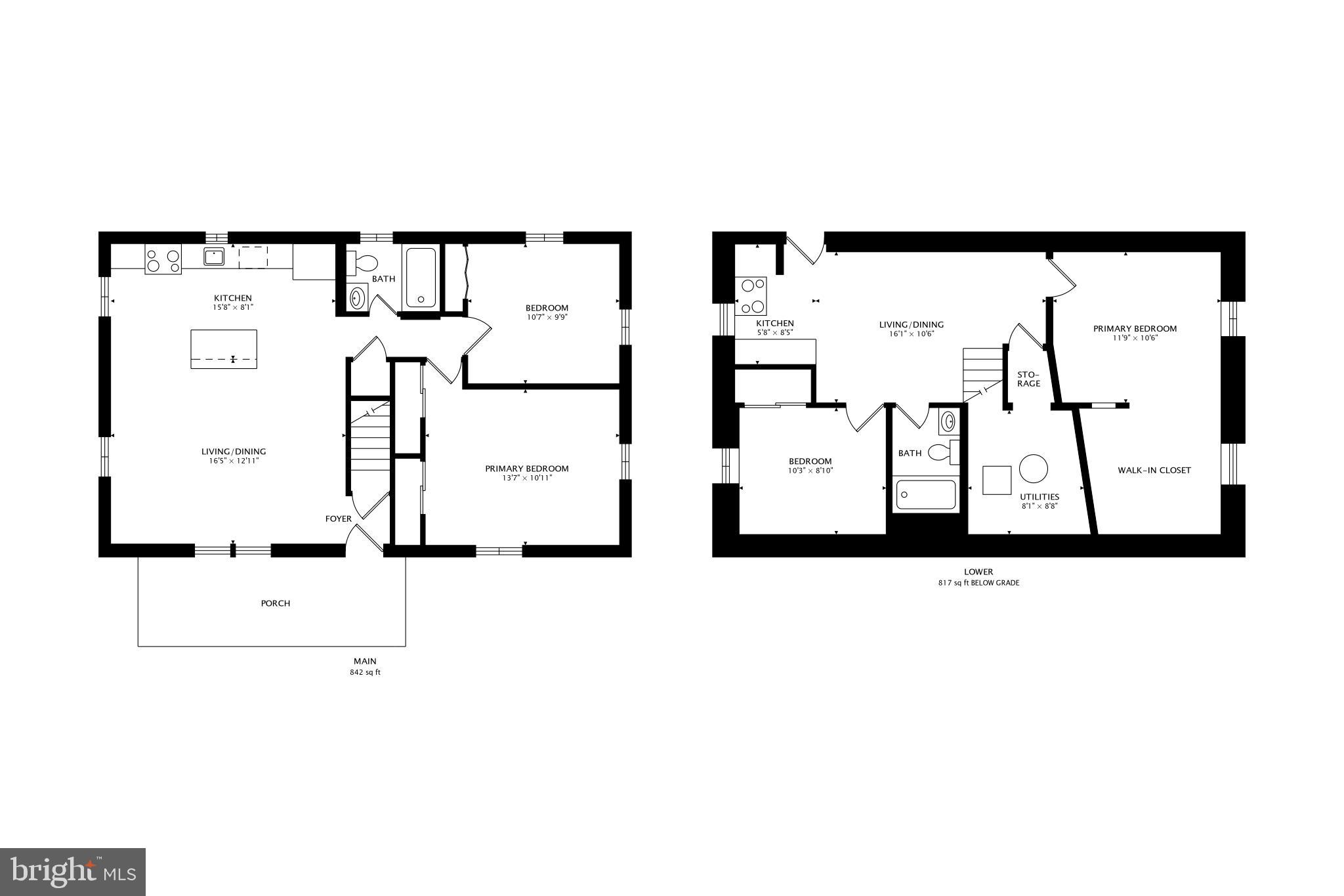 1028 Ward Street Laurel, MD 20707 - Photo 39 of 39 a picture of a floor plan