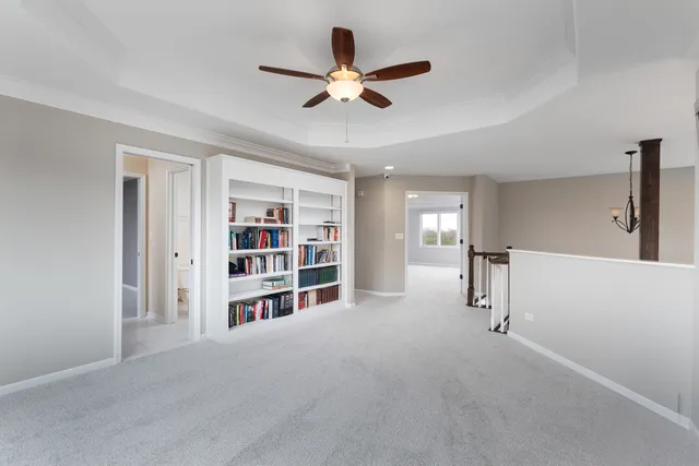 a view of a lake with houses