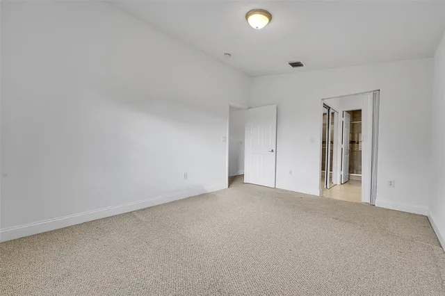 a view of an empty room