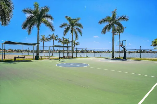 a view of a basket ball ground