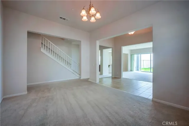 a view of a room with a bathroom