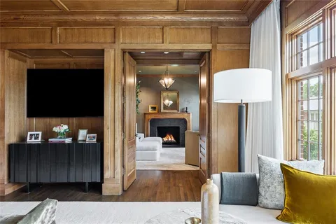 a view of living room with furniture and window