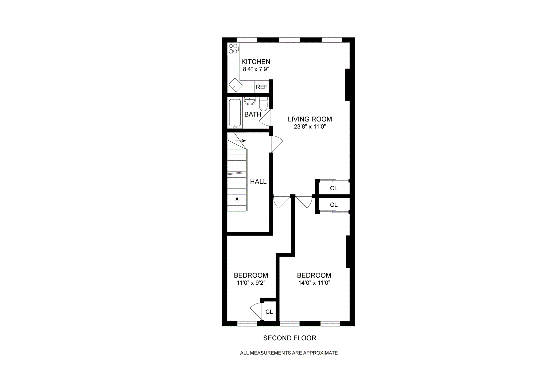 470 Myrtle Avenue Brooklyn, NY 11205 - Photo 3 of 7 a picture of a floor plan