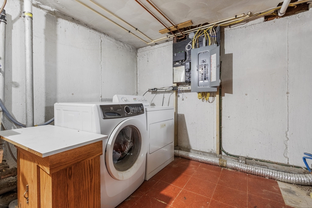11 Hartlawn Road Boston, MA 02132 - Photo 25 of 34 a utility room with dryer and washer