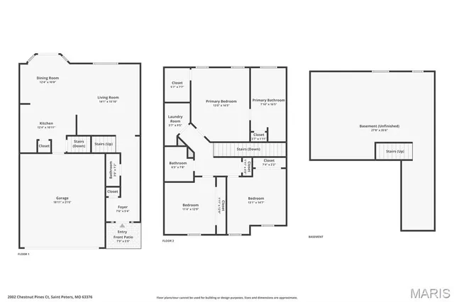 $296,000 | 2002 Chestnut Pines Court, St. Peters, MO 63376