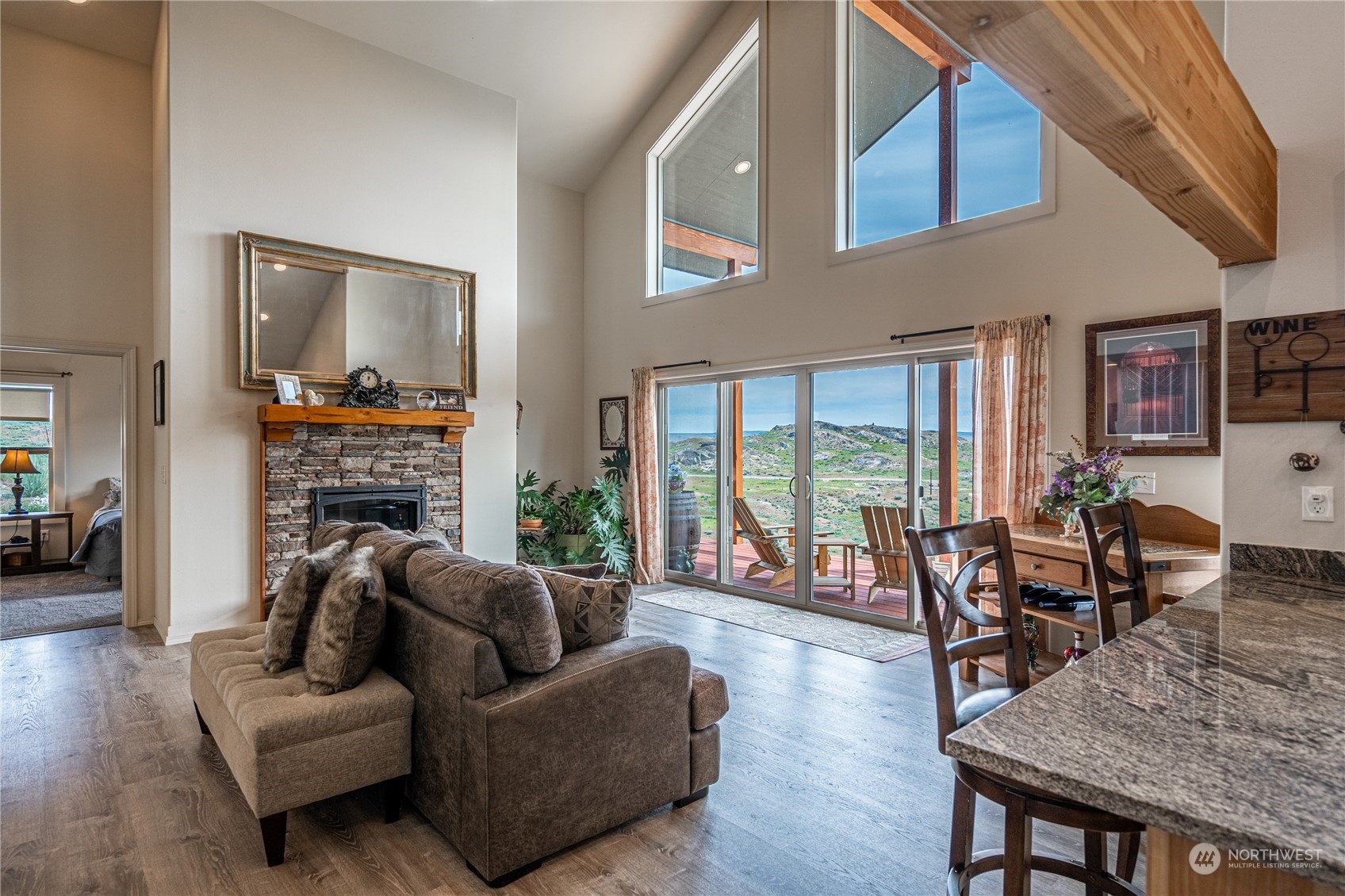 471 A Plata Road Brewster, WA 98812 - Photo 3 of 36 a living room with furniture and a large window