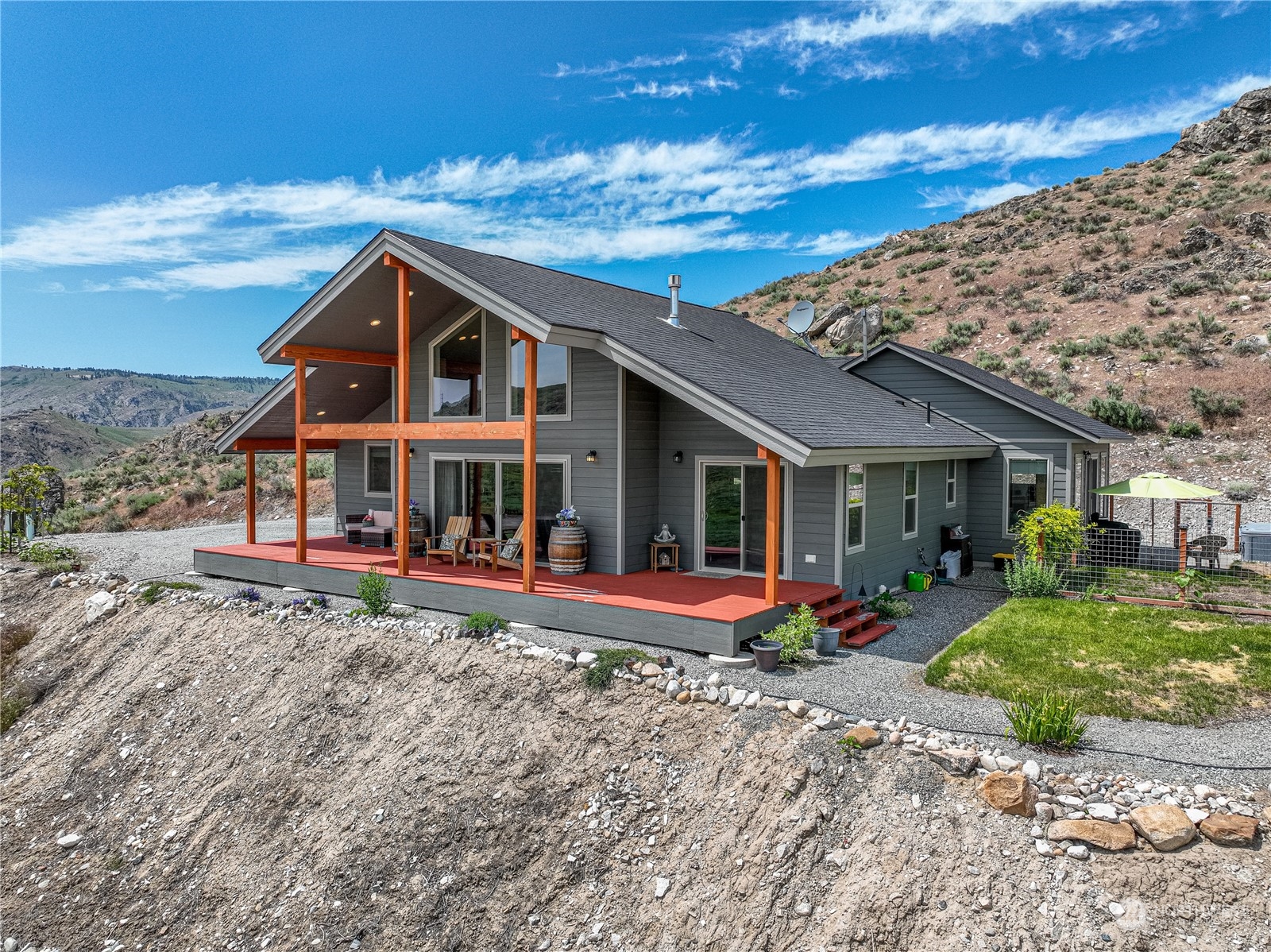 471 A Plata Road Brewster, WA 98812 - Photo 6 of 36 a front view of a house with garden
