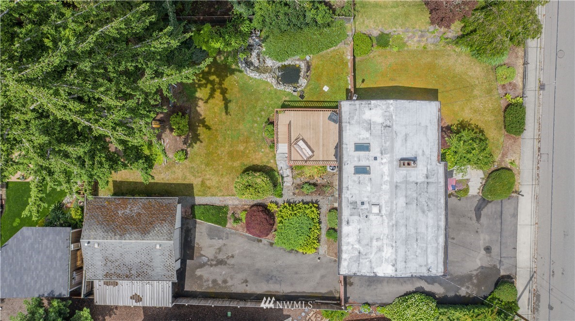 23816 Brier Road Brier, WA 98036 - Photo 39 of 39 aerial view of a house with a yard and large trees