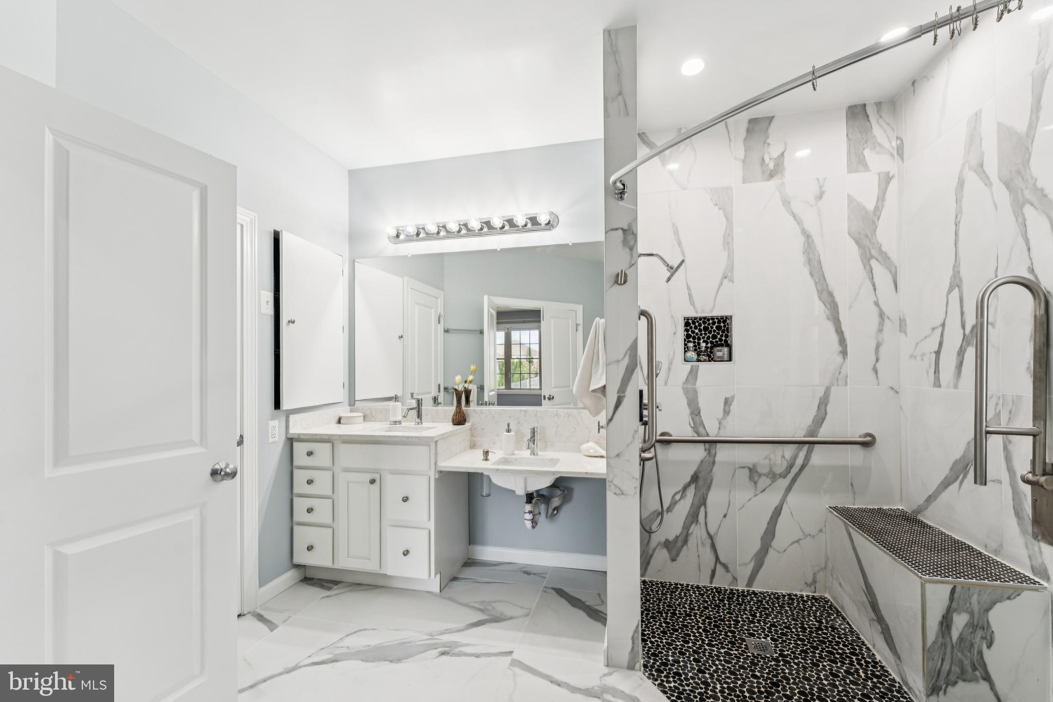 1105 Verbena Court Silver Spring, MD 20906 - Photo 29 of 79 Primary Bathroom with oversized walk-in shower.