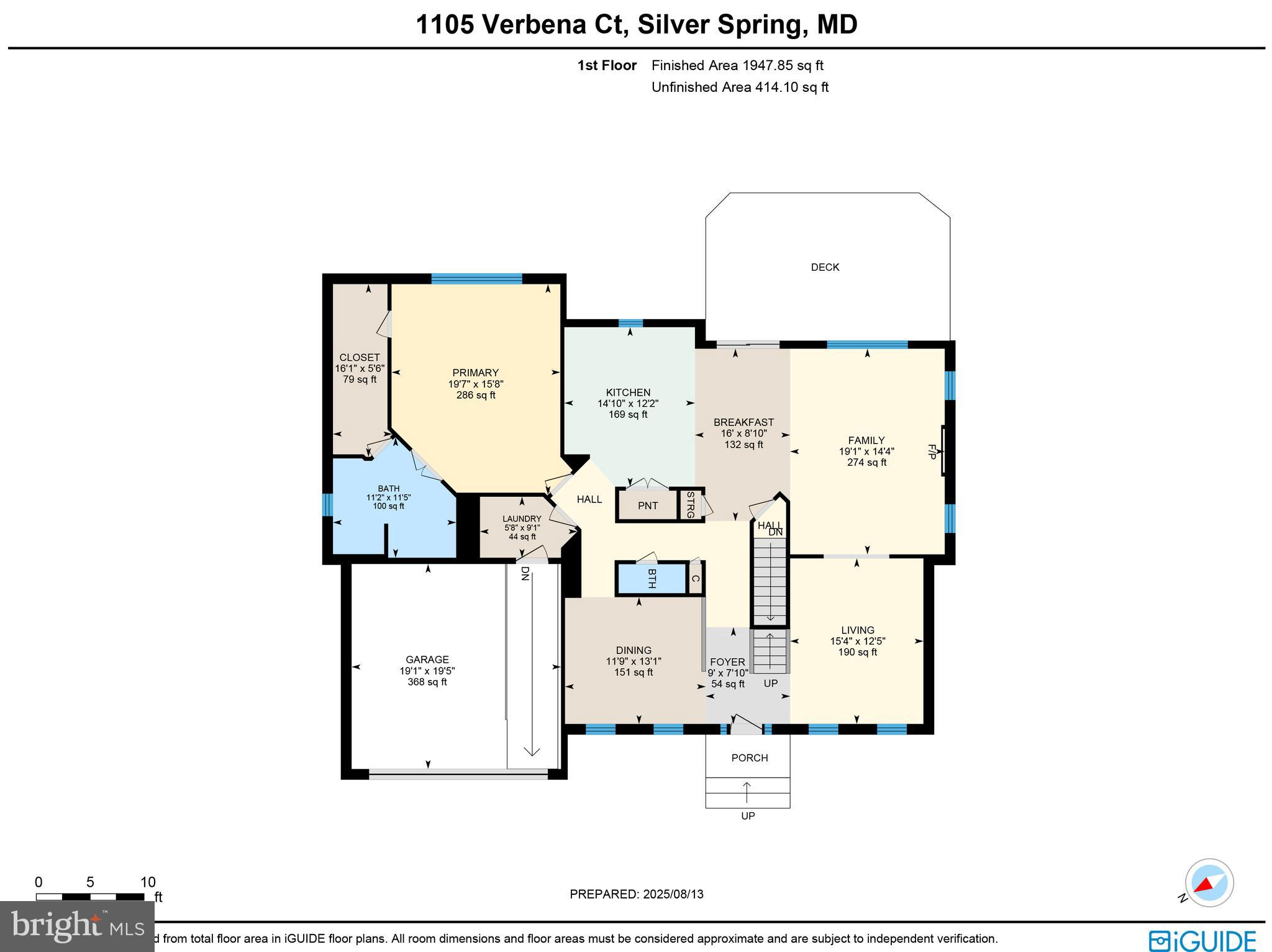 1105 Verbena Court Silver Spring, MD 20906 - Photo 76 of 79 Floor Plan - Main Level