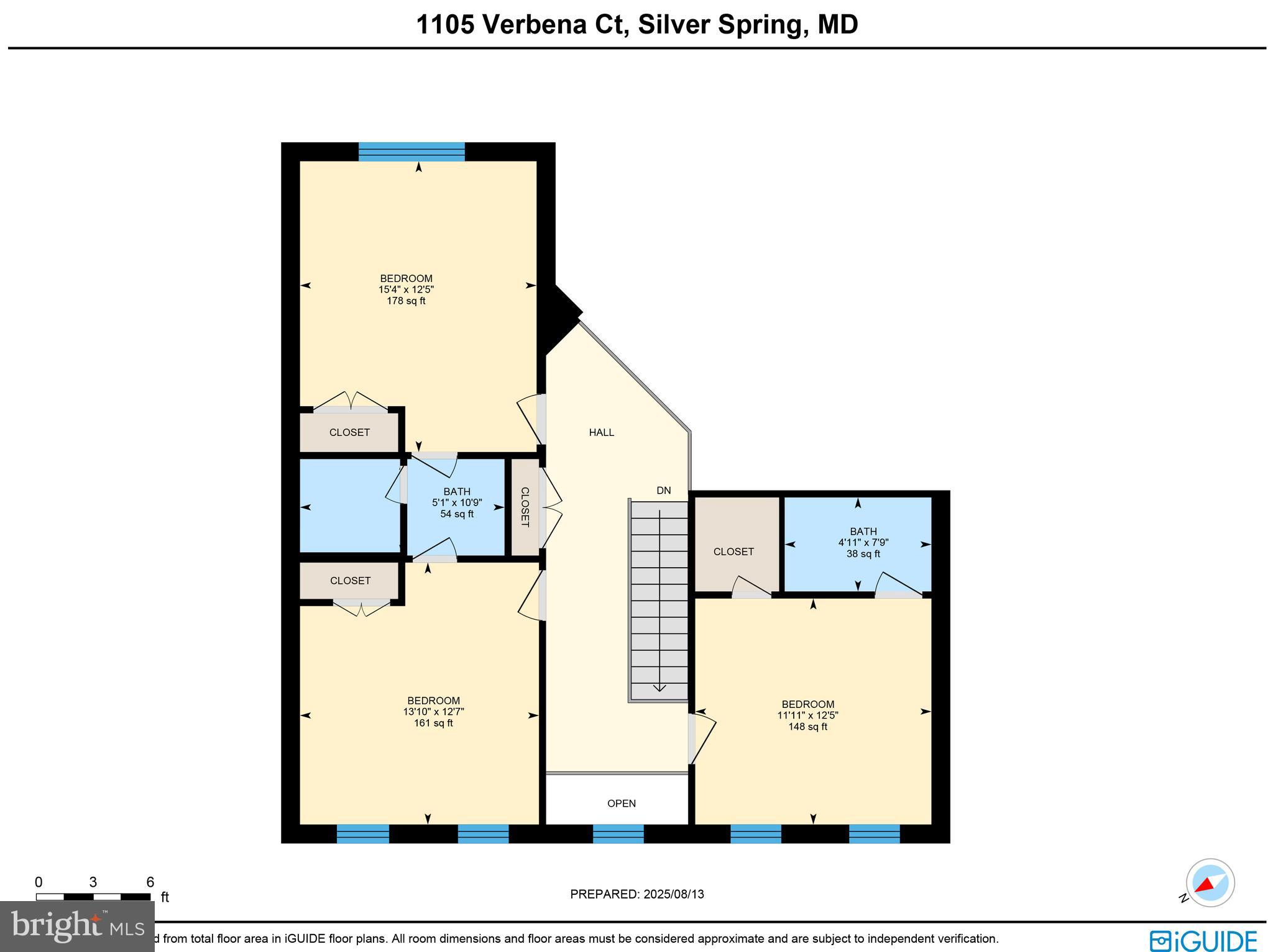 1105 Verbena Court Silver Spring, MD 20906 - Photo 77 of 79 Upper Level Floor Plan